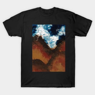 Abstract texture oil paint design T-Shirt